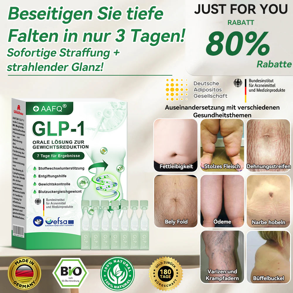 DOCTIA® G L P-1 𝑶𝒓𝒂𝒍𝒆 𝑳ö𝒔𝒖𝒏𝒈 🥑Nur 1x pro Woche, erste Veränderungen in 7 Tagen sichtbar 🥑Für Adipositas, Herz-Kreislauf, Diabetes, Schlafapnoe, Gelenke und mehr
